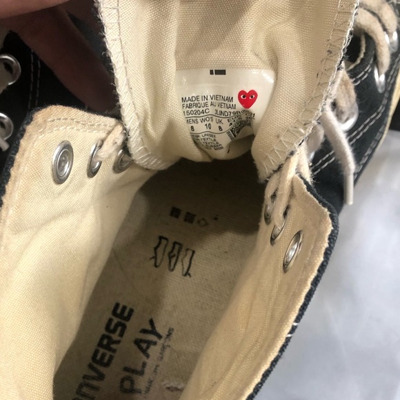 Converse CDG Play Hi Top sz 8 - Picture 7 of 7